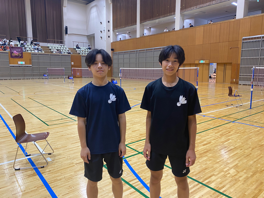 体育館での写真